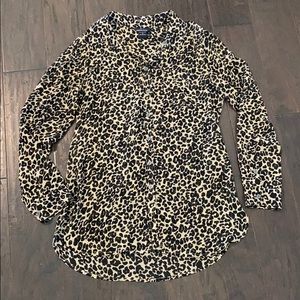 Moda Leopard Print long blouse